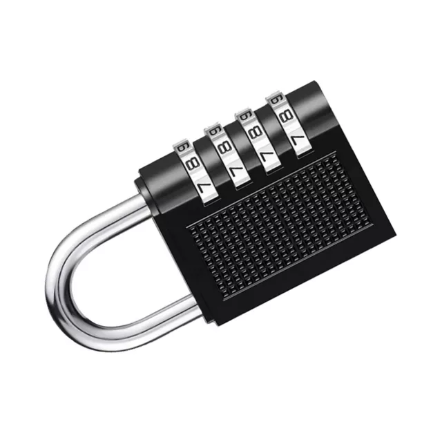 Combination Padlock Password Outdoor 4 Digit Long Shackle For Cases Locker Fence