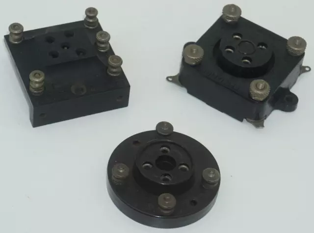 Vintage x3 Vakuumröhrensteckdosen/Sockel/Halter, zur Verwendung mit AVO Ventiltester? Vintage x3 Vakuumröhrensteckdosen/Sockel/Halter, zur Verwendung mit AVO Ventiltester?