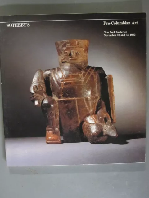 Pre-Columbian Art Sotheby's  auction catalog 11/23-24/82