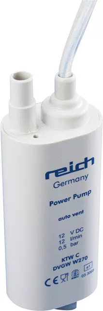 Tauchpumpe 12 Liter/Minute 0,5 bar von Reich 1,8 - 2,0 A Camping Wohnmobil