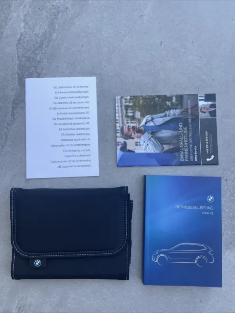 Cartella di bordo originale BMW X3 G01 LCI istruzioni per l'uso libro di bordo 2022