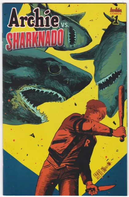 Archie vs Sharknado 1 From 2015 Francavilla variant One Shot