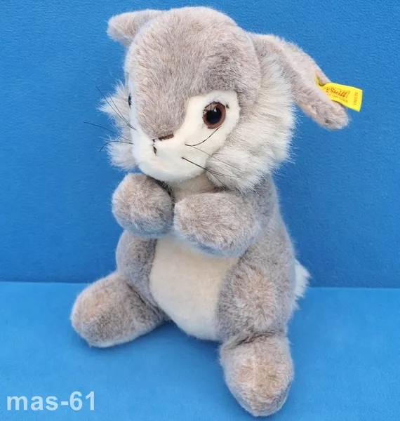 Steiff Sonny Bunny Hase 2960/22 Stofftier Knopf & Fahne Begging Rabbit