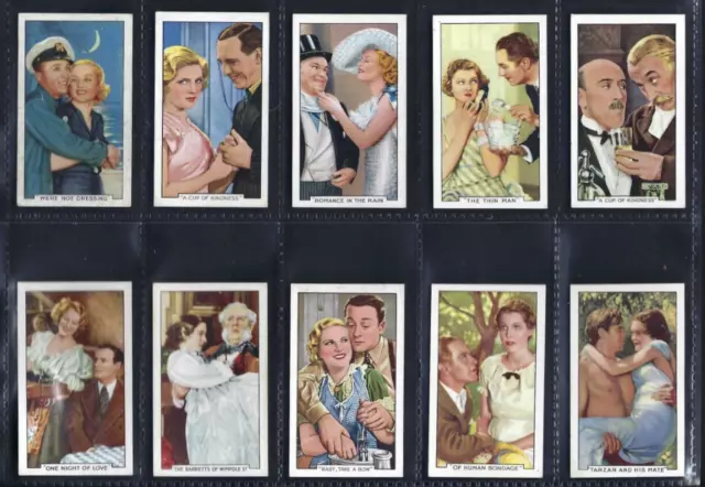 Gallaher - Shots From Famous Films - Full Set Of 48 Cards