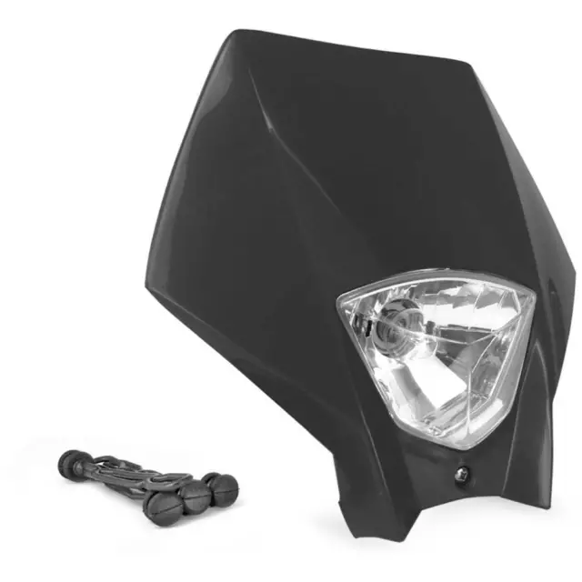 Cupolino Master Nero PER KTM Maschera Faro Fanale Anteriore Enduro Cross Motard