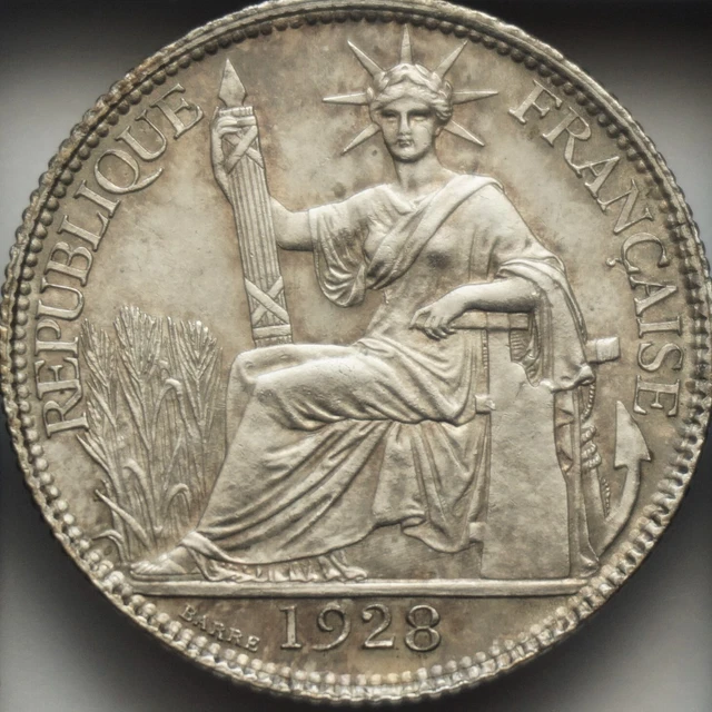 Bague Pièce De Monnaie 20 Centimes D'Indo-Chine En Argent - Coin Ring Neuve Avec étiquettes