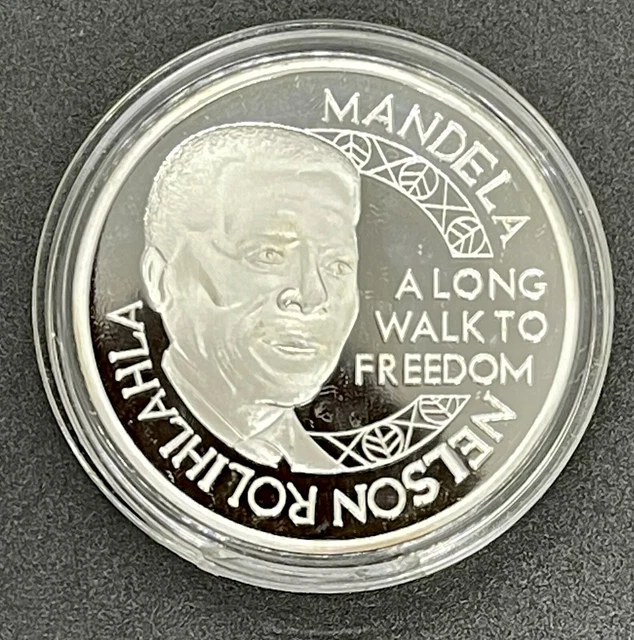 (2) “1964-1982 NELSON MANDELA LONG WALK TO FREEDOM” Medals