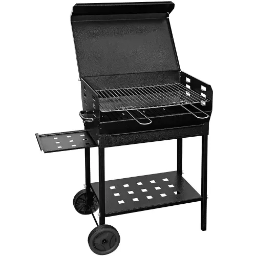 Polyphème Barbecue Acier Grille À Charbon Réglable Avec Étagères 2