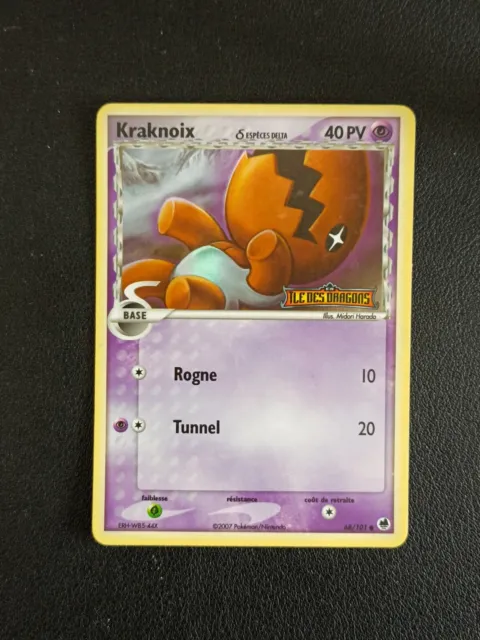 Carte Pokémon Kraknoix 68/101 Holo Reverse Ile Des Dragons Bloc EX FR