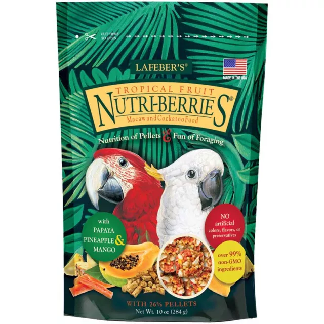 Lafeber Tropical Fruit Nutri-Berries Ara & Cockatoo Nourriture,