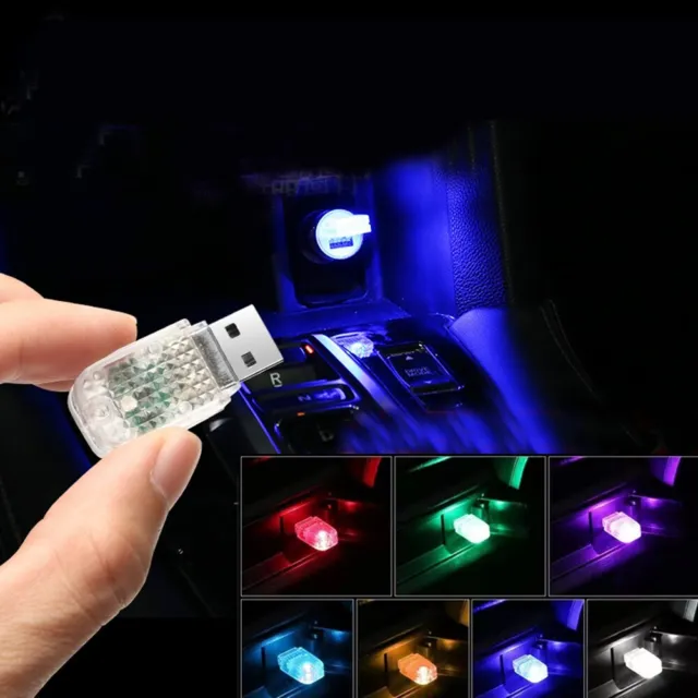 KEIUROT Fils de Lumière,USB Néon Bleu, El Fil pour Atmosphère Voiture, 5V,  LED Intérieur Bande Lumière Bord Décoration