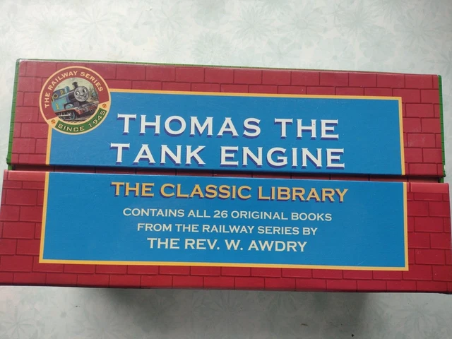 THOMAS THE TANK Engine : The Classic Library 26 Book Set VGC 2002 £24. ...