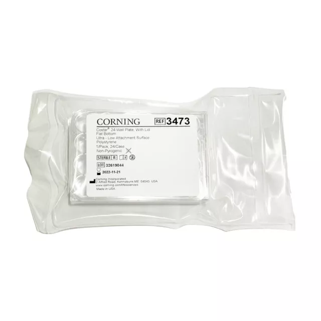 Corning™ Costar™ 24 Récipient Ultra Faible Attachement Microplate/Lid -