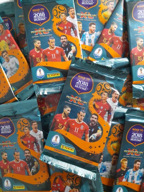 1x Panini Adrenalyn XL Road To 2018 World Cup Russia Football Sealed Packet pack