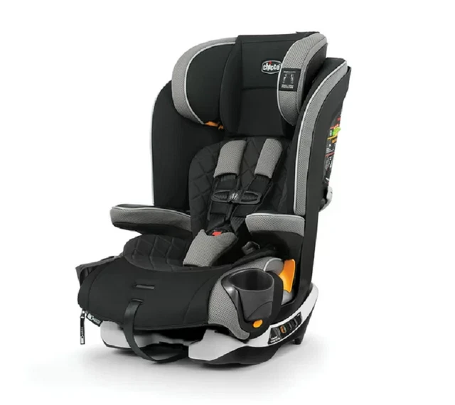 Chicco Myfit Zip Harness & Booster Car Seat, Nightfall (Black)