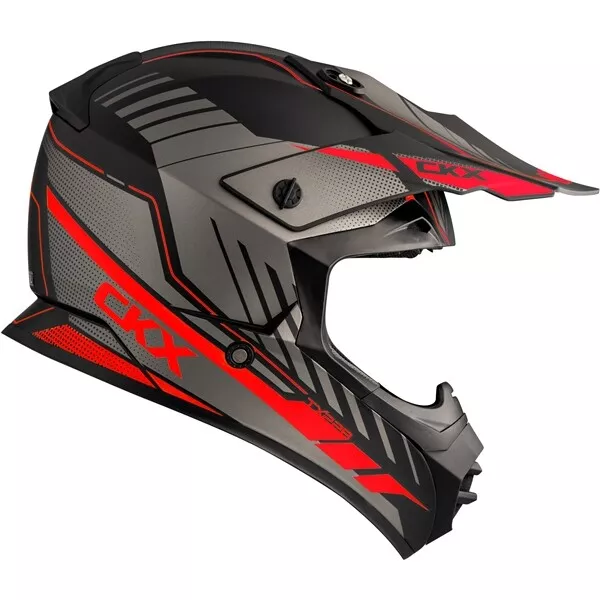 CKX TX228 Off-Road/MX Helmet - Fuel Matte Red XL  Part # 507855