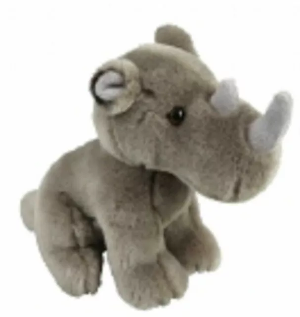 Ravensden Soft Toy Rhino 18Cm Cuddly Teddy Plush Cute Furry Gift Idea New