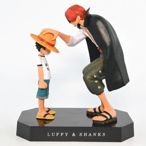 ONE PIECE FIGURINE Luffy et Shanks dessin Collection anime manga