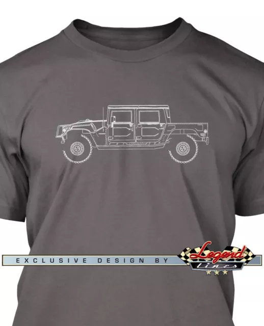 Hummer HUMVEE H1 Pick-Up Men T-Shirt - Multiple Colors & Sizes - American Car