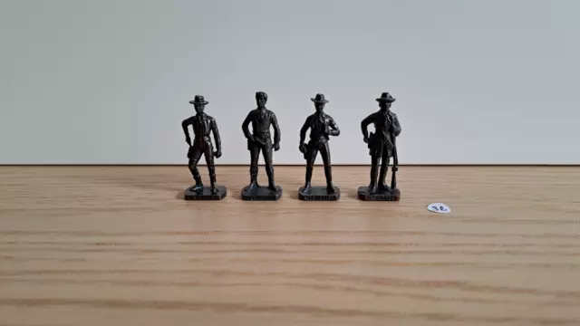 Kinder Metal - Lot de 4 figurines - Metallfiguren - Les cowboys #32