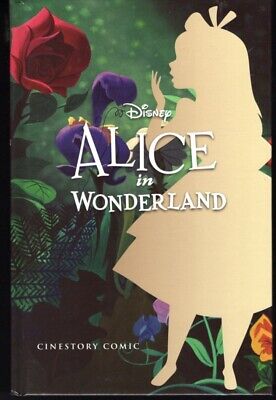 Alice In Wonderland Disney Cinestory HC Huge Animation Graphic Novel Of Film NEW
