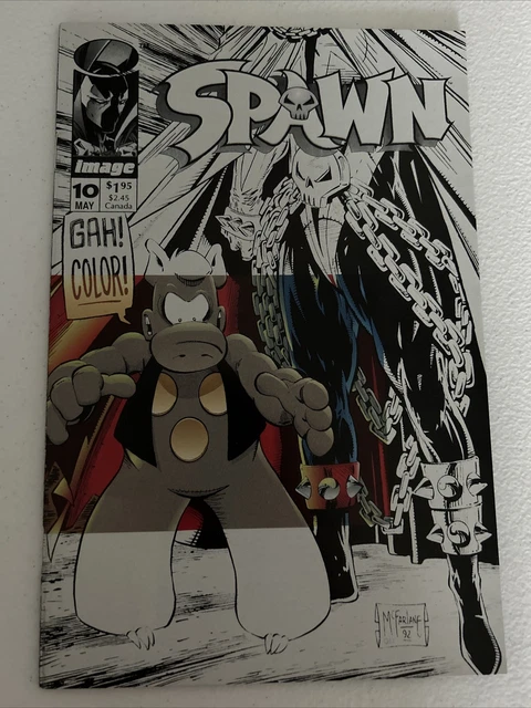 Spawn #10 (May '93)Todd McFarlane & Dave Sim; Cerebus Creator Rights SEE PICS
