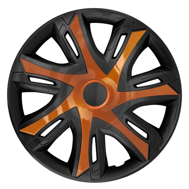 16" Hubcaps Wheel Covers Trims Set 4pcs Weatherproof Universal Copper 16 inch UK