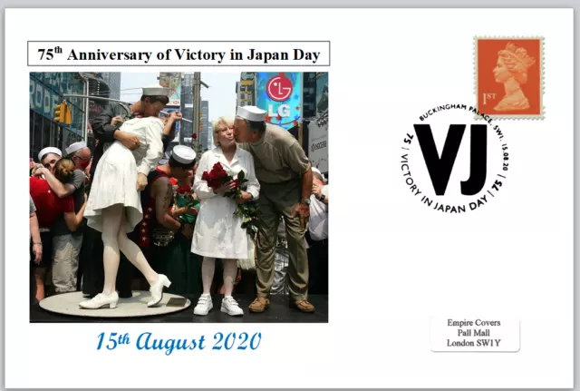 2020 75th anniversary victory in japan vj day ww2 wwii postal card #4