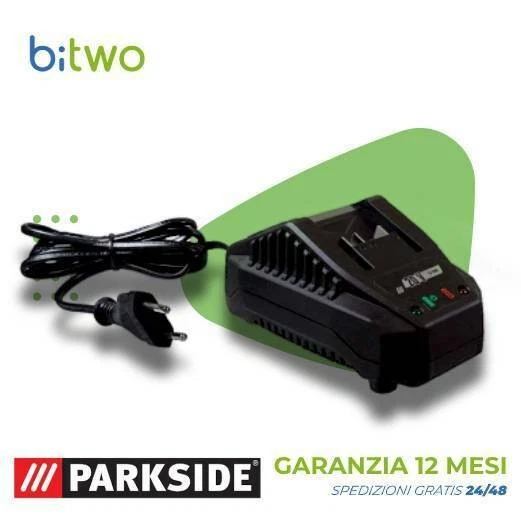 Caricabatterie Doppio Parkside PDSLG 20 B1 | 20V 2x4.5A | Per Batterie PARKSIDE X 20V Team - Foto 10