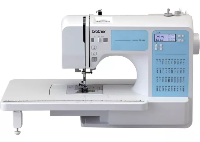 Brother Fs40Wt Free Motion Computerised Embroidery & Quilt Sewing Machine