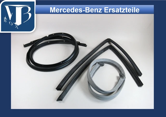 Jeu Complet De 17 Joints Caoutchouc Pour Mercedes SL Type W107/R107 - Joints De Carrosserie Neufs, Marque Motorform