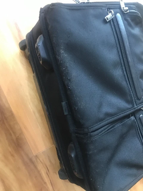 TUMI Alpha 26103D4 Expandable Deluxe Wheeled Black Ballistic Nylon Briefcase 2