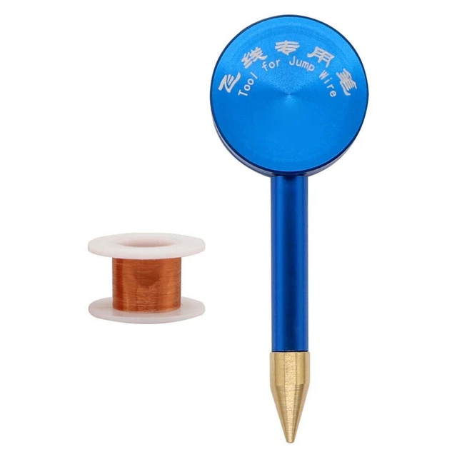 Puce Jumer Câble Soudure Auxiliaire Outil for 0.02mm PCB Pull Lien PCB Moulinet
