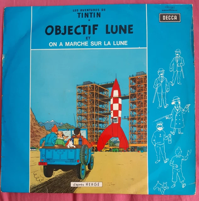 Tintin Objectif Lune - Hergé 1953 | Rare Books