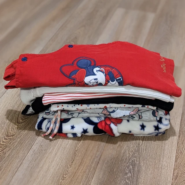 Disney Baby Girls Clothes Bundle Minnie Mouse 12-18 Months