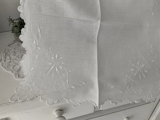 Napperon Ancien Avec Abécédaire - Linge De Maison Vintage - Occasion