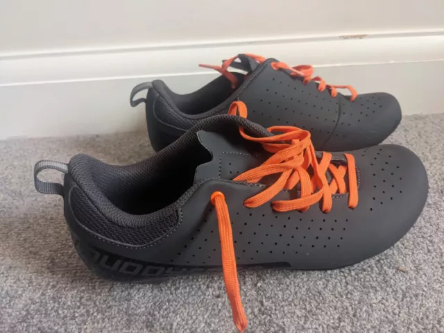 Muddyfox Classic 100 Herren Radschuhe grau orange UK 8