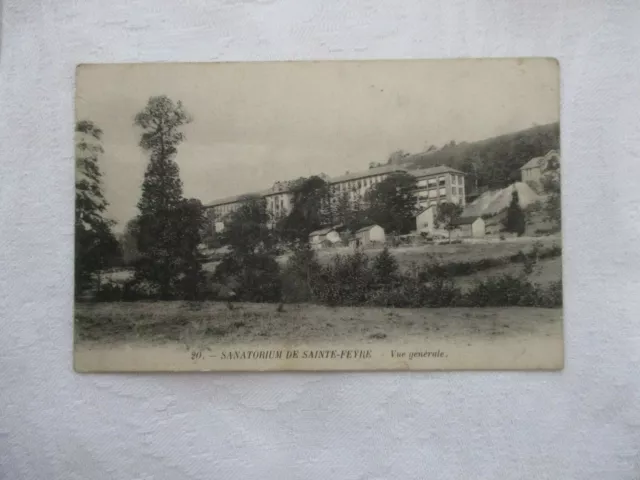 Cpa Creuse 23 Sainte Feyre Sanatorium Vue Generale