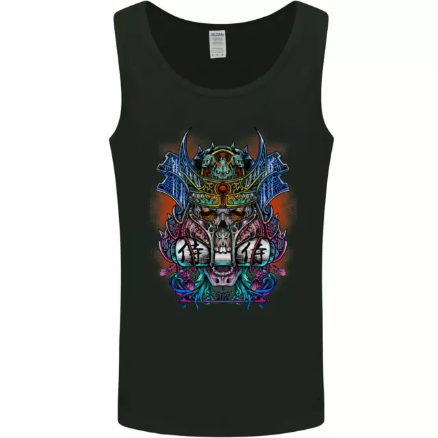 Samurai Teschi Giappone Giapponese Mma Uomo Canotta Maglia