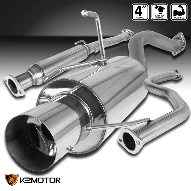 thumbnail image 2 of For Honda Civic 96-00 1.6L DX LX GX HX – Exhaust Extension Resonator Pipe Kit 2 of 6