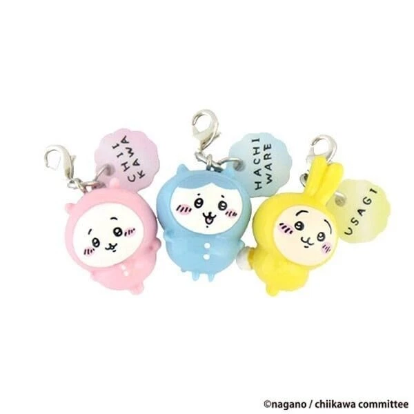 CHIIKAWA MINI FIGURE Key Charm Chikawa Rabbit Usagi Hachiware Set di 3 ...