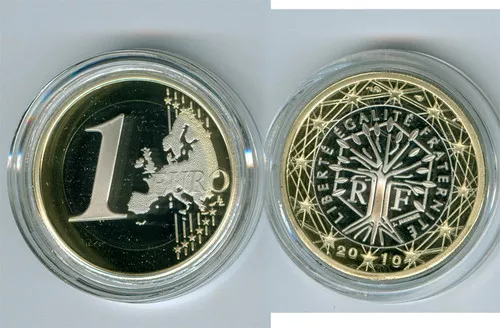 Frankreich  1 Euro  PP/Proof  (Wählen Sie zwischen den Jahrgängen: 2008-2020)