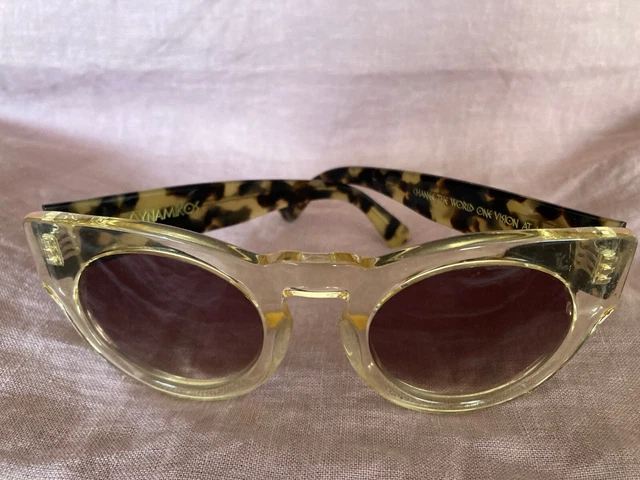 DYNAMIKOS CLEOPATRA SUNGLASSES Clear/Tortoise Cat-Eye  display picture 1