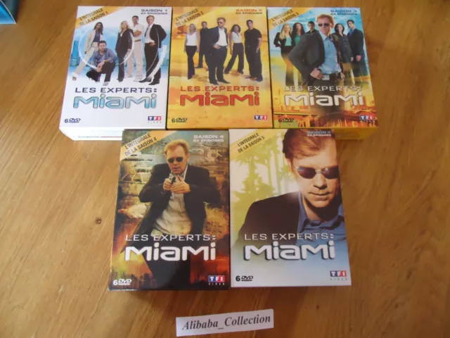 5 COFFRET LOT DVD SERIE ** LES EXPERTS A MIAM** saisons 1 2 3 4 5 INTEGRALE VF F