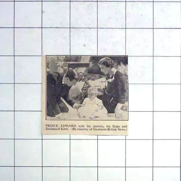 1936 Prince Edward With His Parents The Duke And Duchess Of Kent