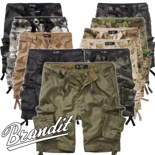 Brandit Urban Leggenda Ripstop Uomo Cargo Pantaloncini Corti Bermuda Army Breve