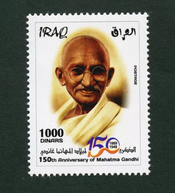 Irak Iraq 2019 Mahatma Gandhi Geburtstag Indien Politik Unabhängigkeit MNH