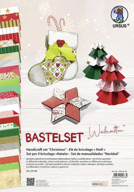 URSUS Bastelset Weihnachten | Stück | eingeschweißt | 2021 | EAN 4008525242765