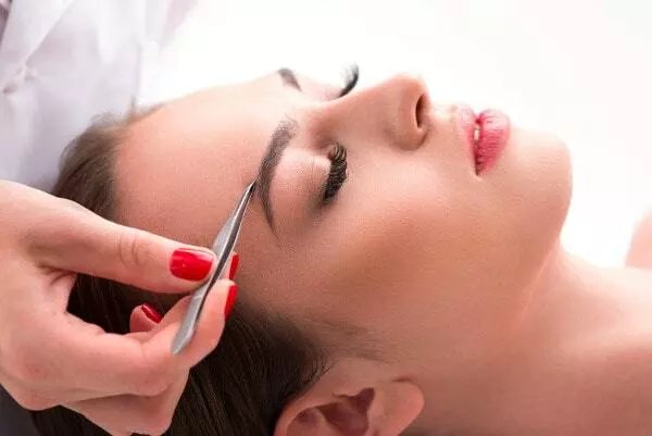 Pince à épiler en Acier inoxydable pour Sourcils Soin du Corps Visage manicure