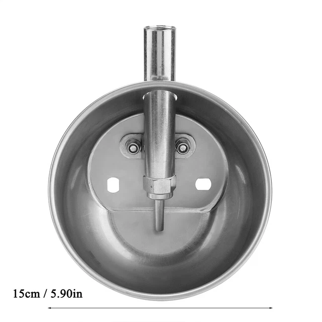 Tazón de agua potable de acero inoxidable lechones fuentes automáticas para beber GFL